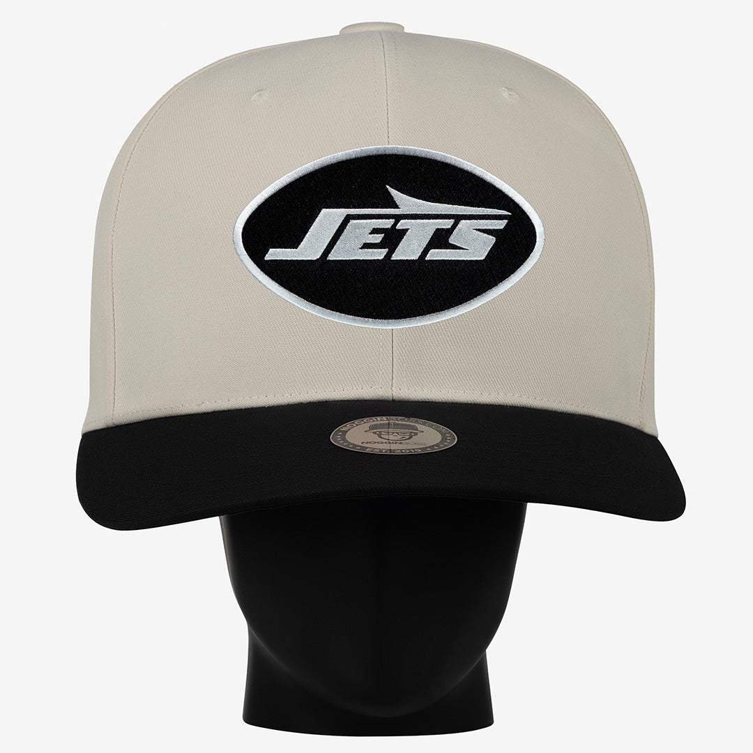 New York Jets Black and White "Two Tone" Noggin