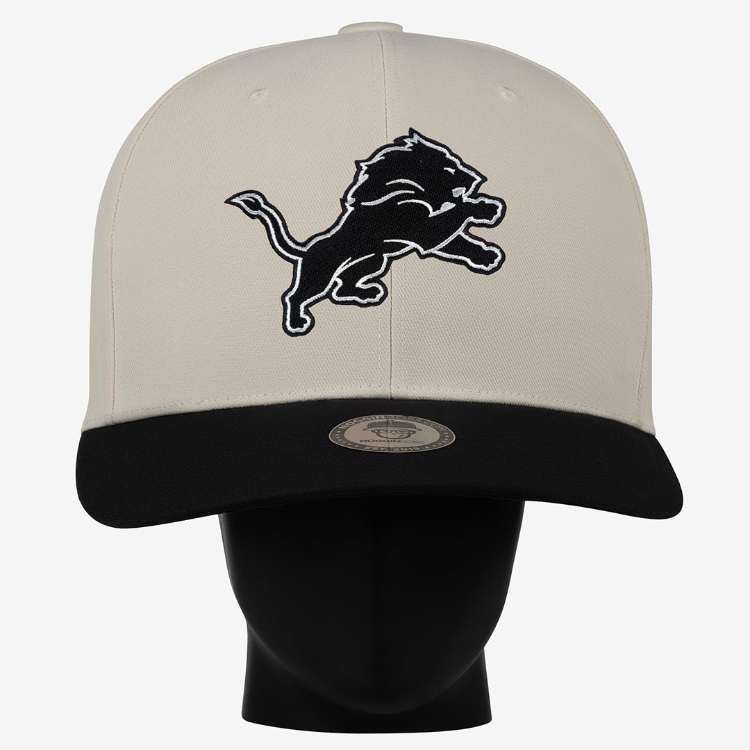 Detroit Lions Black and White "Two Tone" Noggin