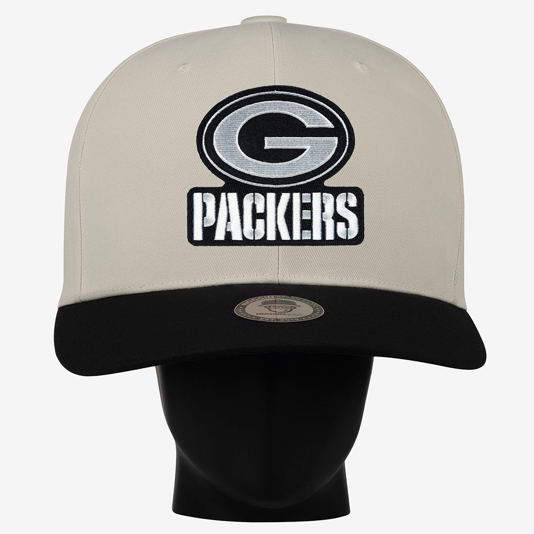 Green Bay Packers Black and White "Two Tone" Noggin