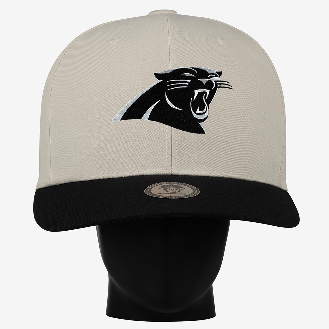Carolina Panthers Black and White"Two Tone" Noggin