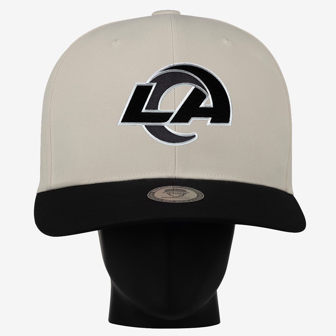 Los Angeles Rams Black and White "Two Tone" Noggin