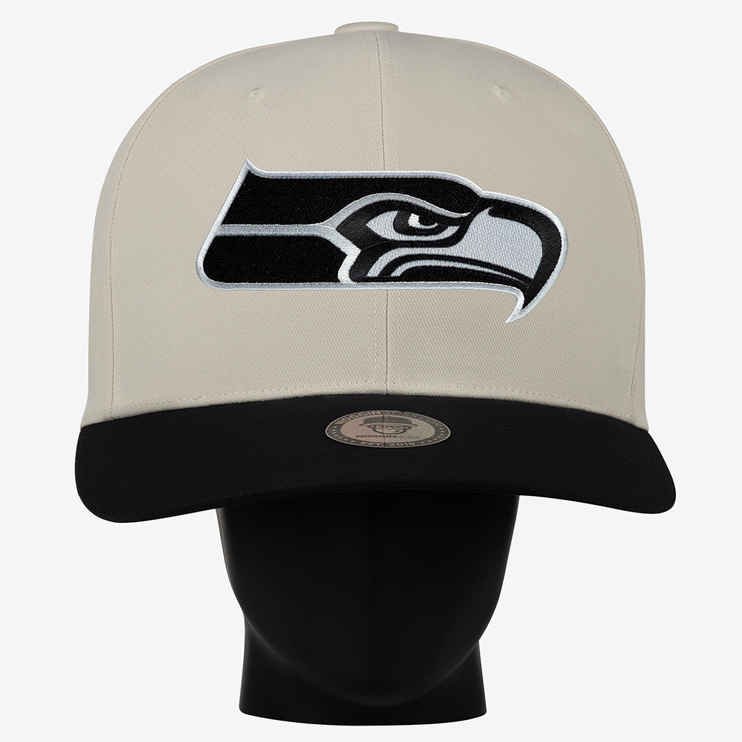 Seattle Seahawks Black and White "Two Tone" Noggin