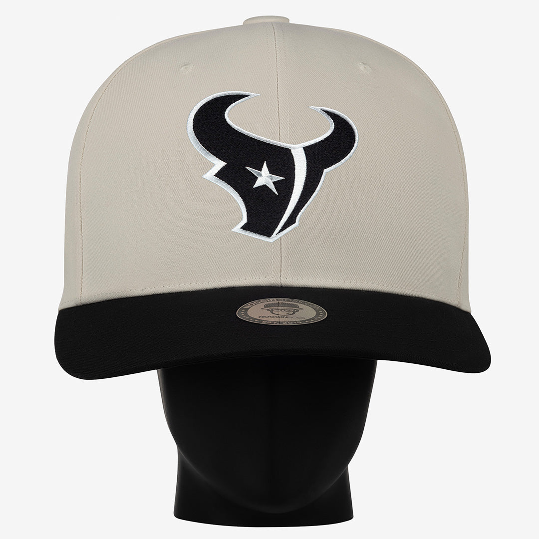 Houston Texans Black and White"Two Tone" Noggin