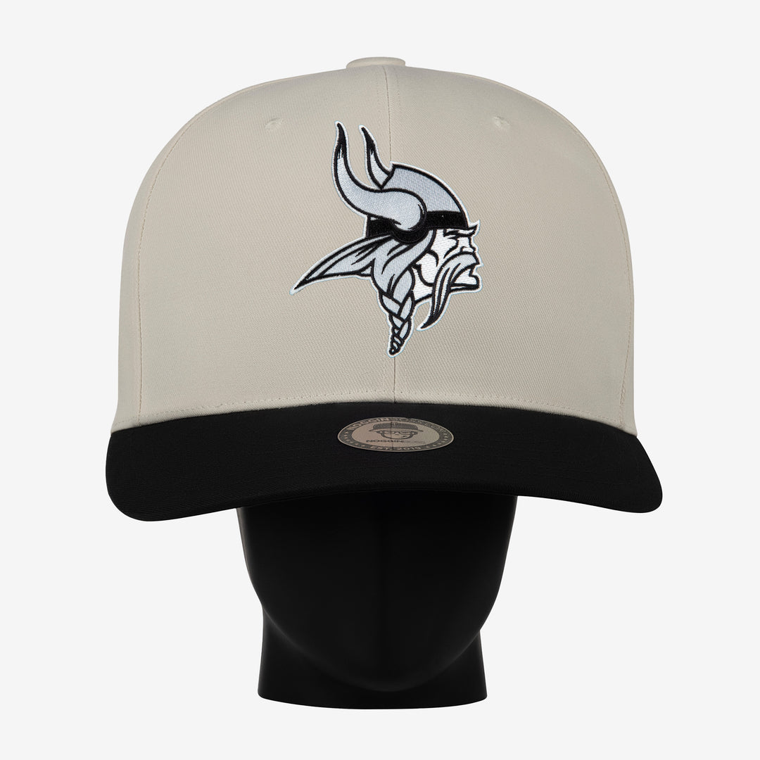 Minnesota Vikings Black and White "Two Tone" Noggin