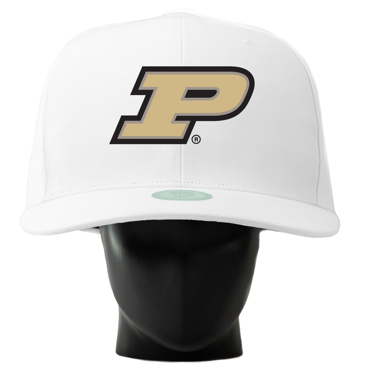 Unisex Noggin Boss White Purdue Boilermakers Oversized Hat Size Small Medium